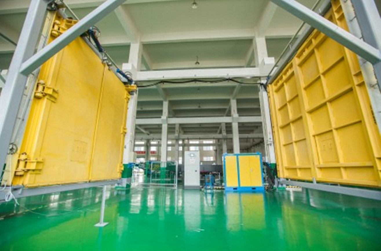 Sistema de esclusa de aire subterráneo con puerta de ventilación hidráulica, neumática, manual y eléctrica