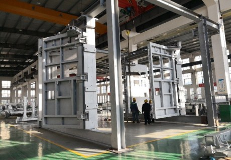 Sistema de bloqueo de aire hidráulico de alta tecnología/Puerta de mina subterránea de nuevo diseño para mina profunda