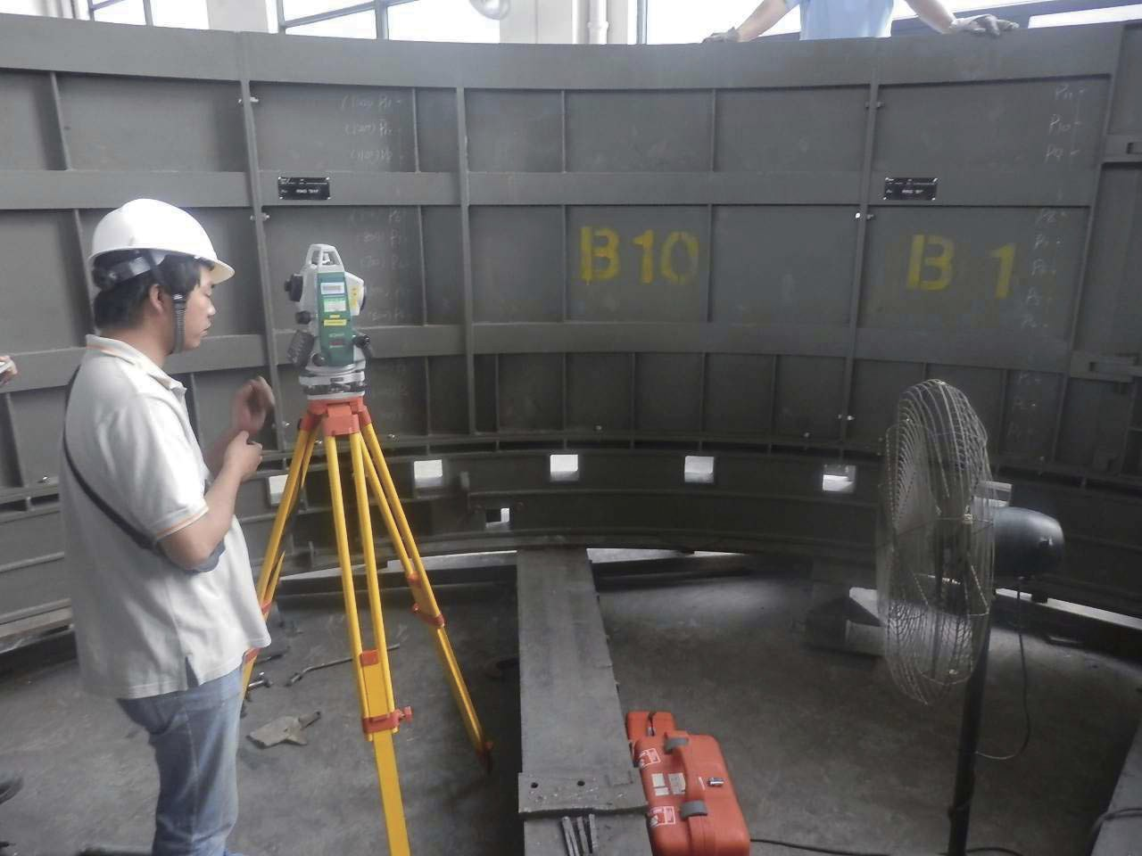 Obturador de eje de minería de panel de forma de hormigón de acero de eje de minería modular